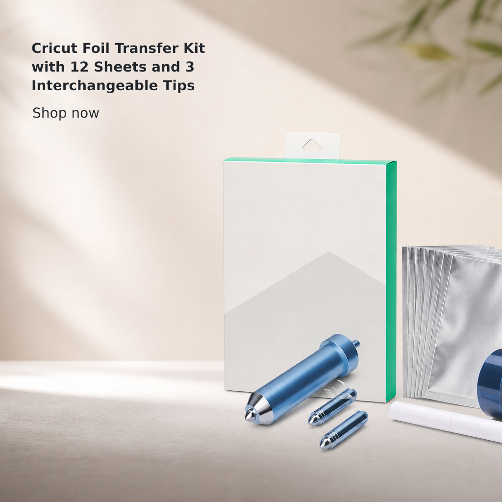 Foil Transfer Tool Kit with 12 Foil Sheets
